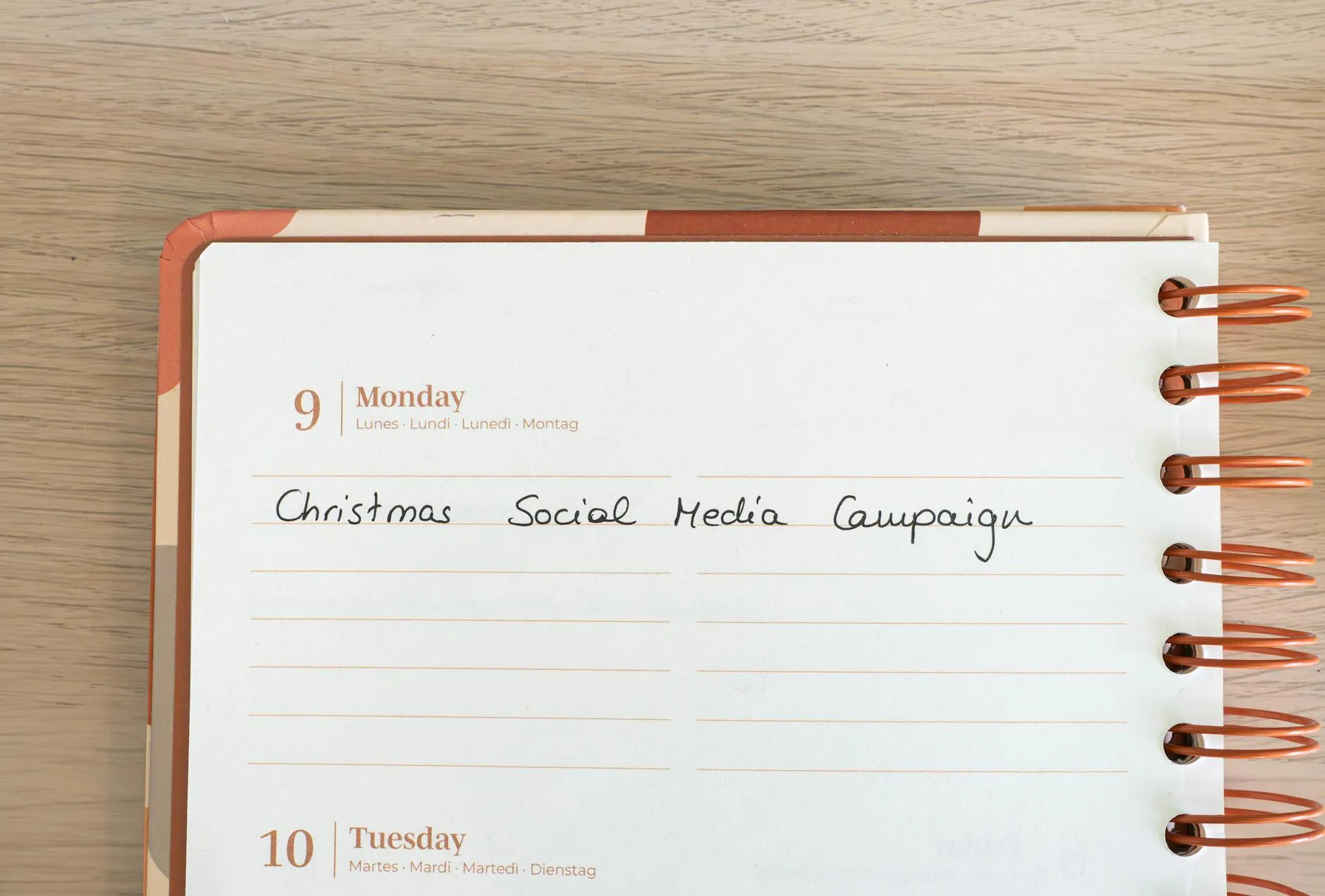 Social media content calendar planning for scheduling posts across multiple platforms